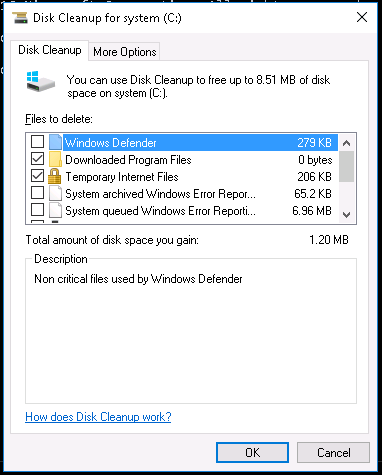 download windows 10 disk cleanup