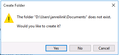 Move User Documents Folder step 02