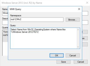 WMI Query GPMC WMI Filter