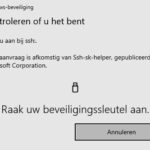 Windows Hello Security: Touch your security key